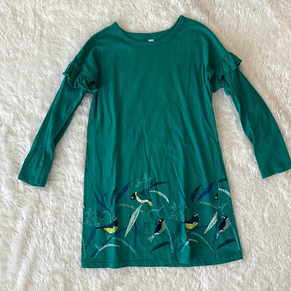 Tea Collection long sleeve girl dress size 7
